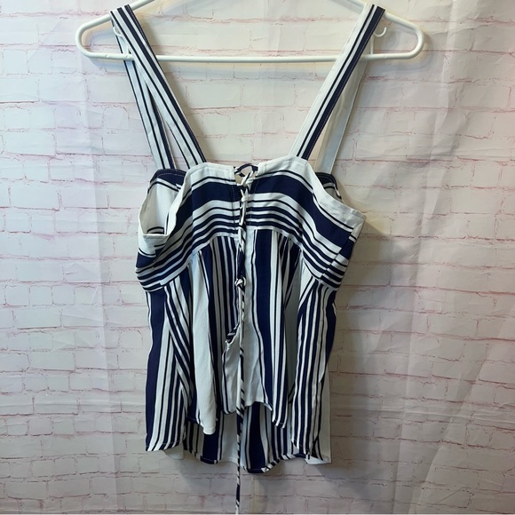 NWT Flynn Skye Nautical Tie Back Top 2 - Picture 2 of 4